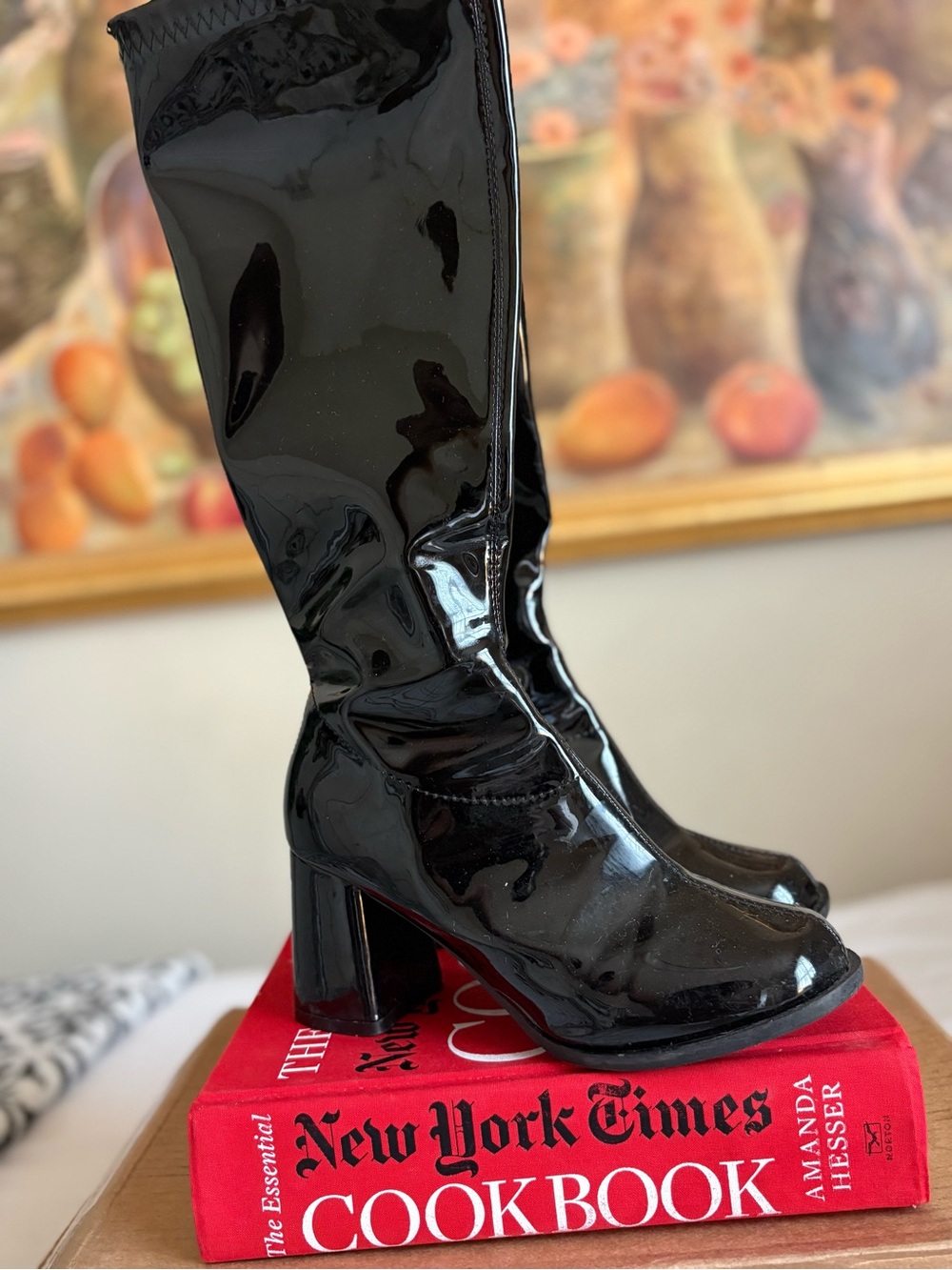 Black Knee High Boots